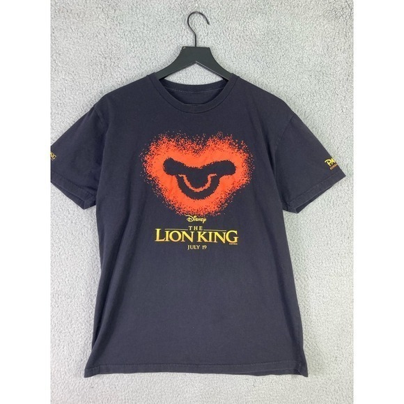Lion King 2019 Live Action T-Shirt Men's L Black Disney Movie Graphic - Picture 7 of 8